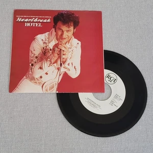ELVIS PRESLEY / DAVID KEITH • Heartbreak Hotel 1988 PS & 45 PROMO LISTEN EX+ - Picture 1 of 7