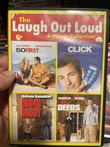 Laugh Out Loud 4 Movie Collection DVD - Big Daddy 50 First Dates Click Mr. Deeds - Picture 1 of 1