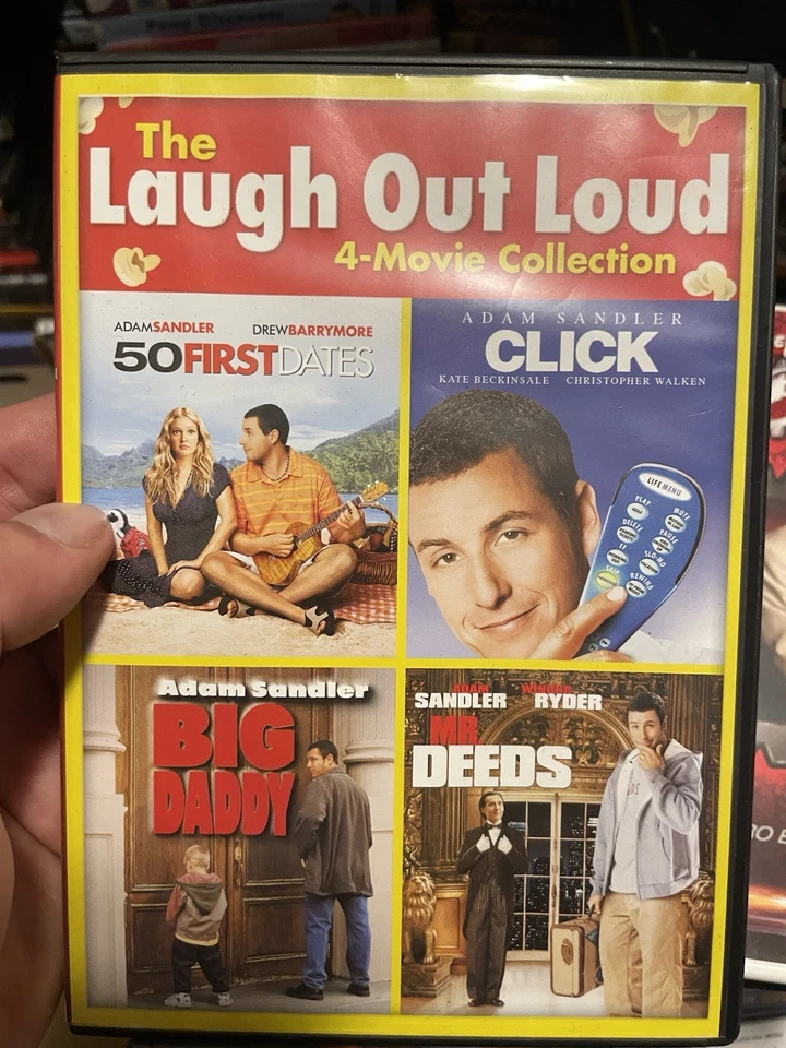Laugh Out Loud 4 Movie Collection DVD - Big Daddy 50 First Dates Click Mr. Deeds - Image 1 of 1