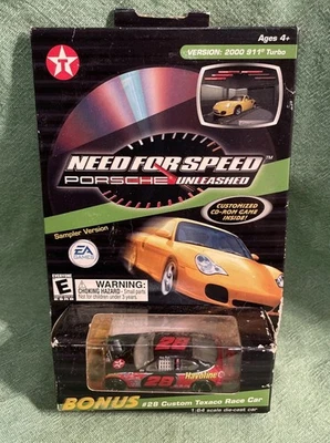 Need For Speed Porsche Unleashed #28 Texaco Havoline Ricky Rudd NASCAR Demo 2000 - Image 1 of 4