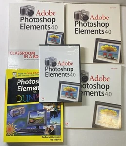 Adobe Photoshop Elements 4.0 Bundle W/Serial #, User Manuals, Book - Window XP - Picture 1 of 14