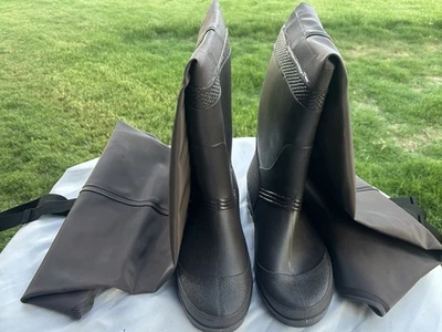 frogg toggs Men's Rana PVC Lug Sole Chest WaderHip Boot, Brown 2RN311-304/Size 8 - Image 1 of 4