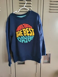 Blue kids size 7 365 Garanimals Pull Over Sweater With A Logo. Nwt - Picture 1 of 11