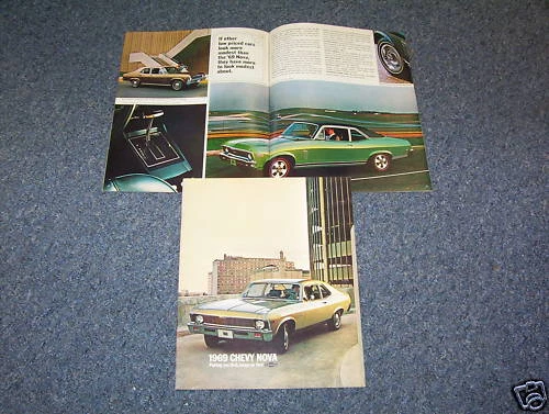 1969 CHEVROLET NOVA ORIGINAL 16-Page BROCHURE / CATALOG / '69 CHEVY NOVA SS Etc. - Image 1 of 1