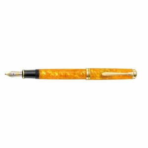Pelikan M600 Fountain Pen Vibrant Orange Special Edition Medium Nib-809542 - Picture 1 of 4