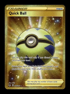 2020 Pokemon SWSH Sword & Shield Base Set 216/202 Quick Ball - Picture 1 of 3