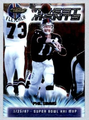 2000 Topps Finest Moments Phil Simms #FM2 New York Giants - Image 1 of 2
