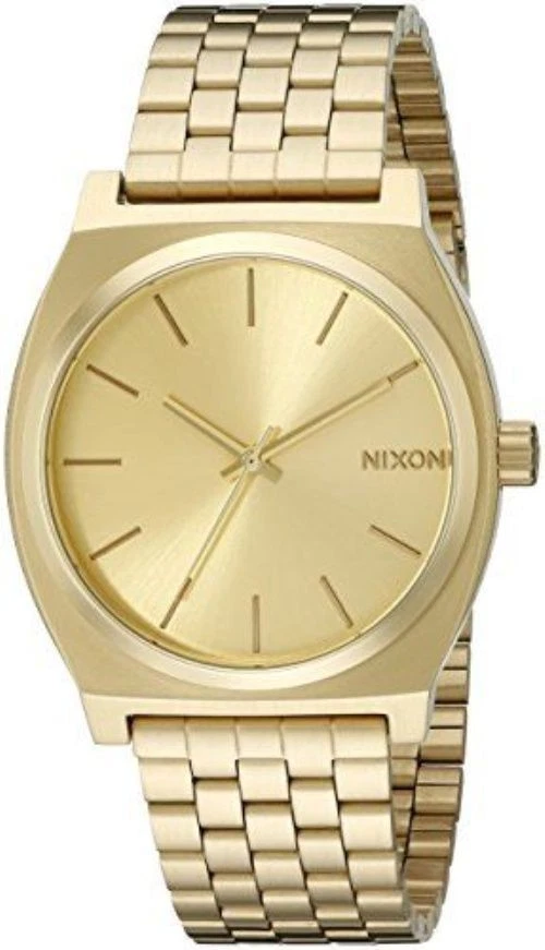 NIXON Men's Watch All Gold Time Teller