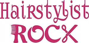 Hairstylist Rock Beauty Hair Salon Car Truck Window Vinyl Decal Sticker - Picture 1 of 3