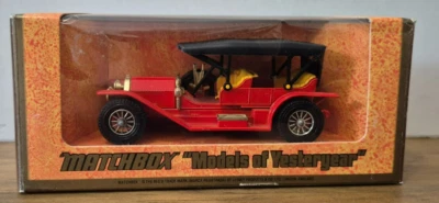 Y 9 1912 SIMPLEX rot schwarz Models of Yesteryear Matchbox in H Box - Bild 1 von 3