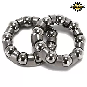 BIKE BOTTOM BRACKET BEARINGS 1/4" MTB Mountain Road Hybrid BMX Cycles Crank Axle - Picture 1 of 6