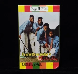 Sealed Boyz II Men It's So Hard To Say Goodbye To Yesterday Cassette Tape Single - Picture 1 of 14