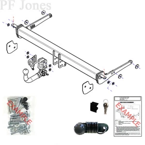 Tow-Trust Towbar for Volkswagen Tiguan SUV 2016 Onwards - Detachable Tow Bar - Picture 1 of 8