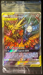 Moltres Zapdos Articuno GX Hidden Fates Pokemon Black Star Promo SM210 - SEALED - Bild 1 von 1