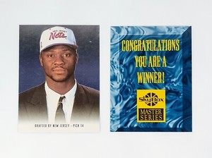 RARE MASTER SERIES PROTOTYE 1994-95 Skybox ROOKIE NO NAME LOGO YINKA DARE NETS 