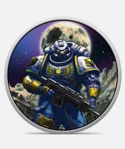 2024 Astrals of War: Space Marines Captain Kane Colorized 1 oz Silver Coin #205 - Picture 1 of 4