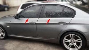 Edelstahl Fensterleisten Chrom passend für BMW 3ER, Typ E90, 2005-2011, 4tlg SET - Bild 1 von 8