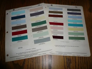 Muestra de pintura Edsel Ditzler 1959 1960 color chip - vintage - dos años - Imagen 1 de 1