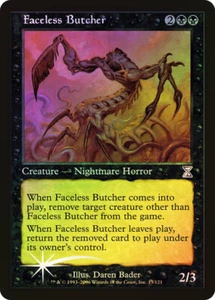 Magic The Gathering MTG FACELESS BUTCHER FOIL Time Spiral Timeshifted NM - Picture 1 of 1