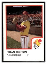 Brian Holton 1986 ProCards Albuquerque Dukes #12 Los Angeles Dodgers