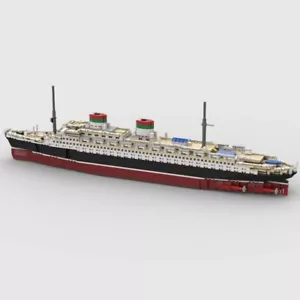 MOC-73429 SS Rex An Italian Ocean Liner Ship 1: 400 Scale 2442 Pieces Brand New - Picture 1 of 7