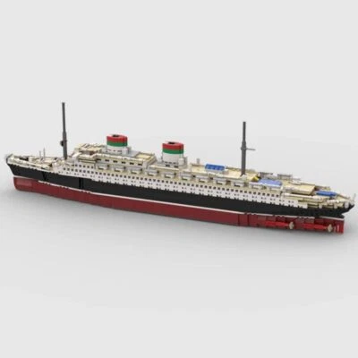 MOC-73429 SS Rex An Italian Ocean Liner Ship 1: 400 Scale 2442 Pieces  Brand New - Image 1 of 4