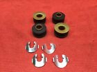 1966-1972 EARLY FORD BRONCO NEW MANUAL SHIFT LINKAGE BUSHING AND CLIP SET 
