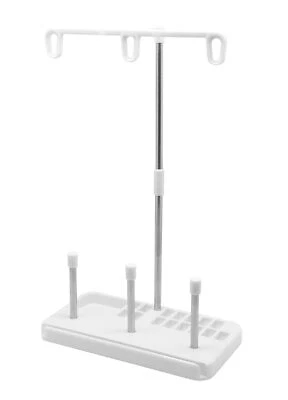 3 Spools Thread Holder Stand for Domestic (Home-Based) Embroidery Sewing Machine - Image 1 of 4