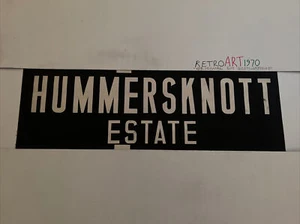 Darlington 1964 Bus Blind 34"- Hummersknott Estate - Picture 1 of 12