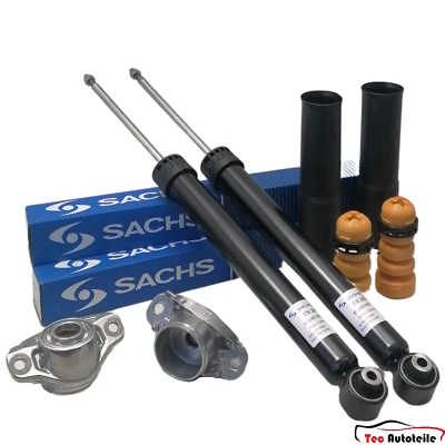 2x SACHS Stoßdämpfersatz hinten Audi A3 Seat Leon Skoda Octavia VW Golf Passat - Bild 1 von 4