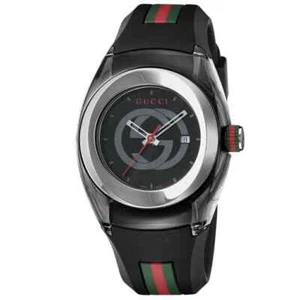 Gucci Unisexuhr SYNC XXL schwarz Kautschukband 46 mm YA137101, 137XXL, 15397973 - Bild 1 von 11