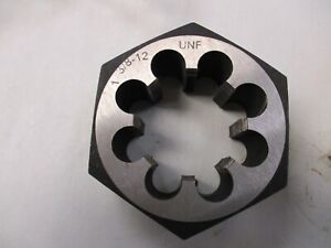 1-3/8"-12 UNF HS Standard Thread Hex Die good condition, unbranded made in China
