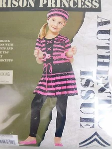 Fun World Pink Prison Princess Girl's Jail Bird Halloween Costume 14-16 XL #2277 - Picture 1 of 4