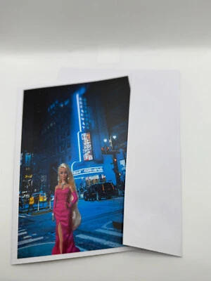 Brand New Pink Premiere Barbie Greeting Card 5" by 7" w/Envelope - Image 1 of 3