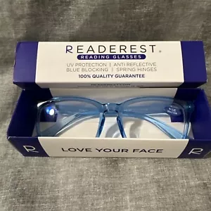 Readerest Blue Light Blocking Reading Glasses Blue, +.50 Magnification) - Picture 1 of 4