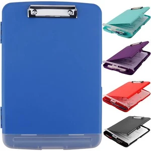 Clipboard with Storage, A4 Binder Clipboards with Pen Holder,Heavy Duty Plast... - Picture 1 of 7