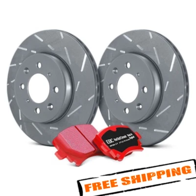 Kit de freno trasero ranurado EBC S4KR1261 etapa 4 firma para Audi A3 10-13 Foto 1 de 4