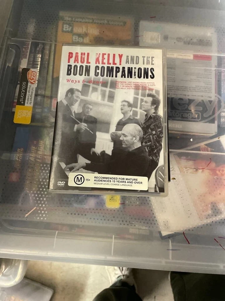 Paul Kelly And The Boon Companions Ways & Means  vgc dvd region 4 t498 - Image 1 of 1