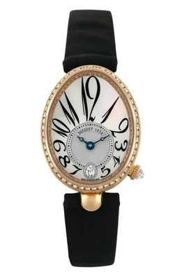 Breguet Reine de Naples 8918BR/58/964 MOP Diamantes 73gr. Oro 18K 29MM Automático Foto 1 de 4