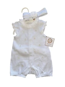 NWT Little Me Romper Baby Girl Size 6 Months - Picture 1 of 5
