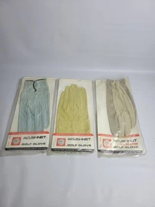Lot Of 3 Mens Medium Acushnet Golf Gloves Lh - Picture 1 of 3