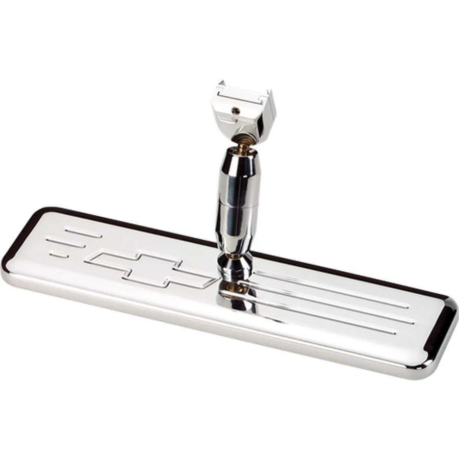 Espejo retrovisor rectangular pulido Billet Specialties universal GM Bowtie Foto 1 de 3