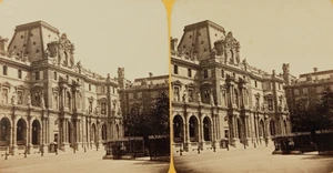 1860s France Paris Nouveau Louvre Second Empire Napoleon III Stereoview Photo - Picture 1 of 3