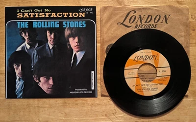 45 7" CANADA SP THE ROLLING STONES SATISFACTION LONDON 9766 - Image 1 of 2
