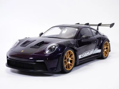 PORSCHE 911 - 992 GT3RS pack Weissach violet 1/18 2024 - Photo 1/4
