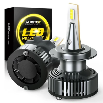 2X AUXITO Bulb H7 High Low Beam Conversion Kit Super Bright CANBUS Plug & Play - Image 1 of 4