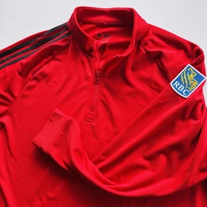 Adidas RBC Heritage Golf Pullover XL rot 1/4 Zip 3-Streifen Performance Shirt - Bild 1 von 11