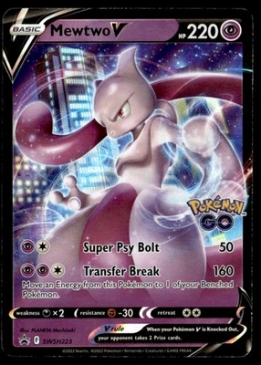 Mewtwo V - Promo Holo SWSH: Sword & Shield Promo Cards SWSH223 LP Pokémon TCG - Image 1 of 2