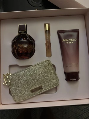 Jimmy Chop Fever Perfume Set Regalo Nuevo 4 Piezas Foto 1 de 3