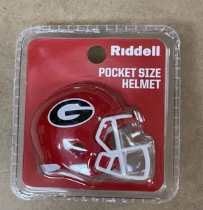 RIDDELL POCKET PRO HELMET - NCAA / GEORGIA BULLDOGS (NEW) - Picture 1 of 3